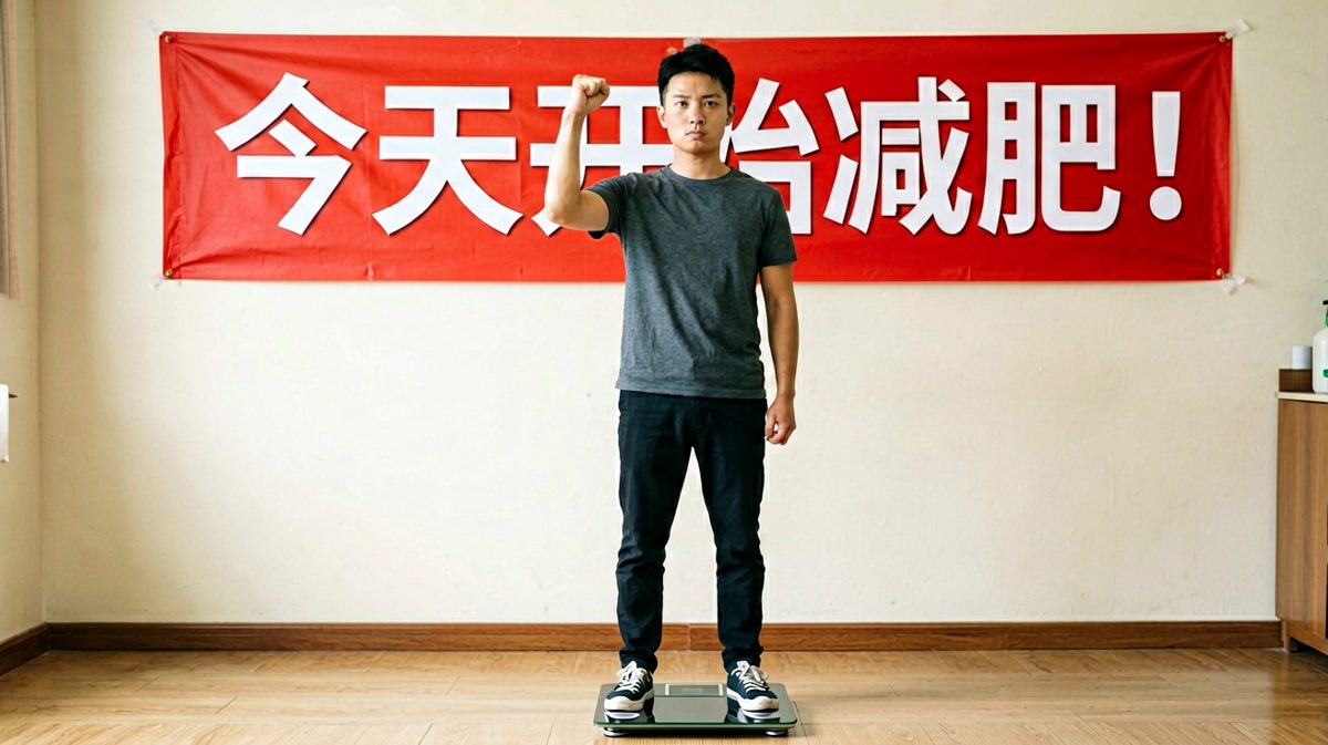 立flag现场：今天的我誓要减肥成功！
