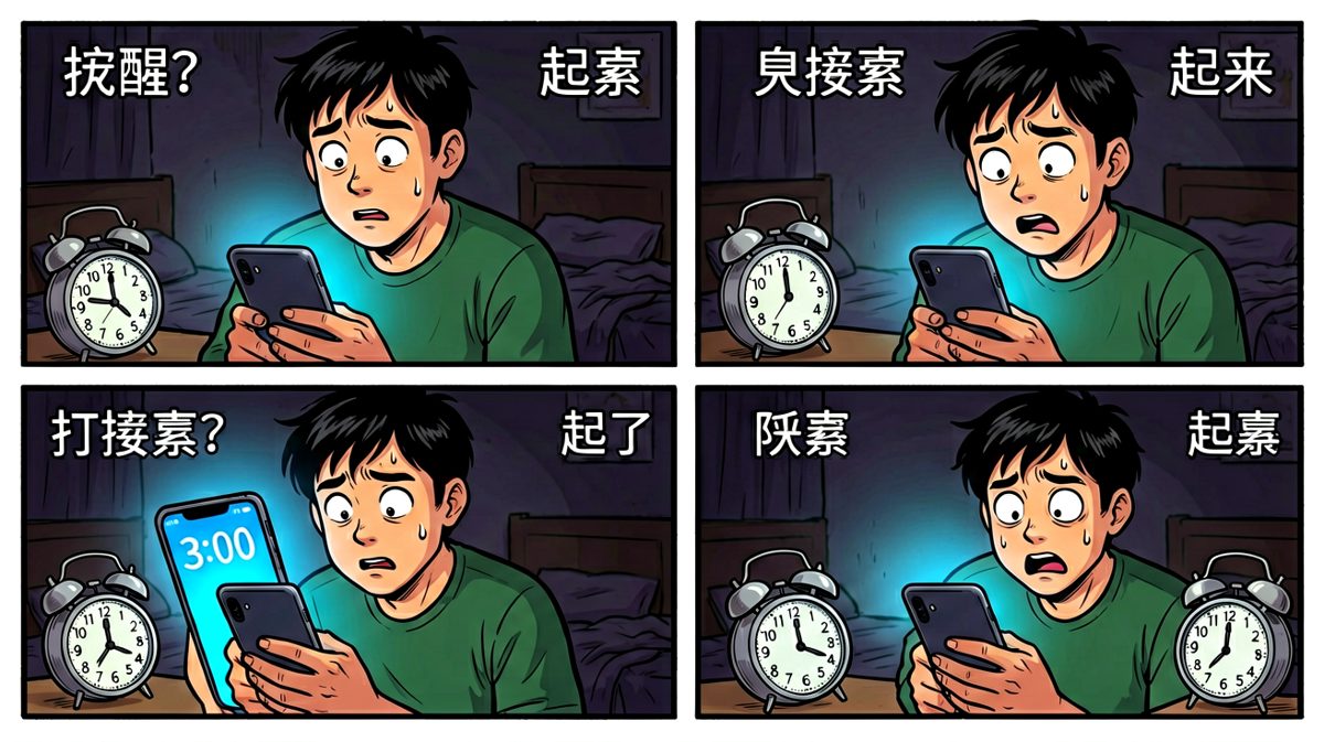 等等……现在才凌晨三点？！