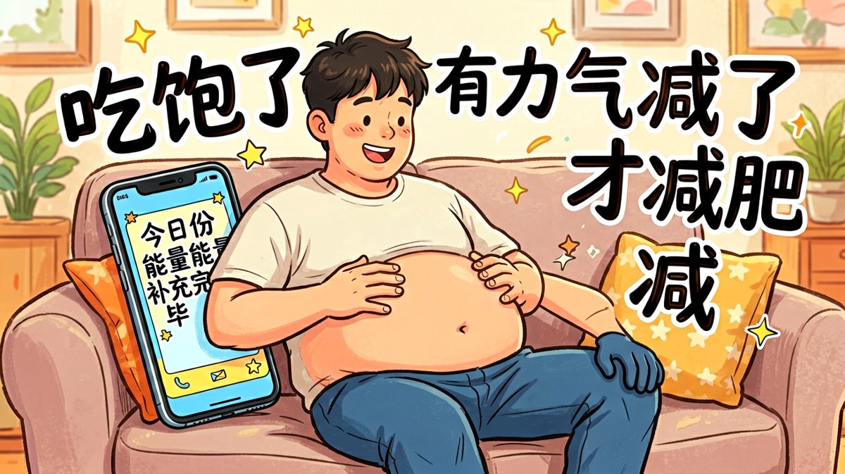 用一套完美的歪理说服自己，减肥明天再说吧！