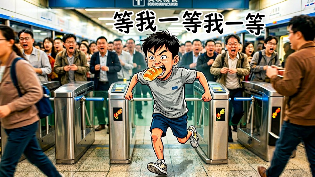 迟到一秒都是失败，小明全力冲刺！
