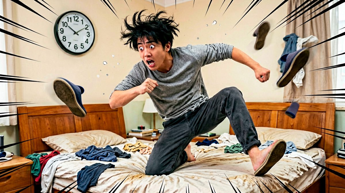 睁眼一看，要迟到了！！