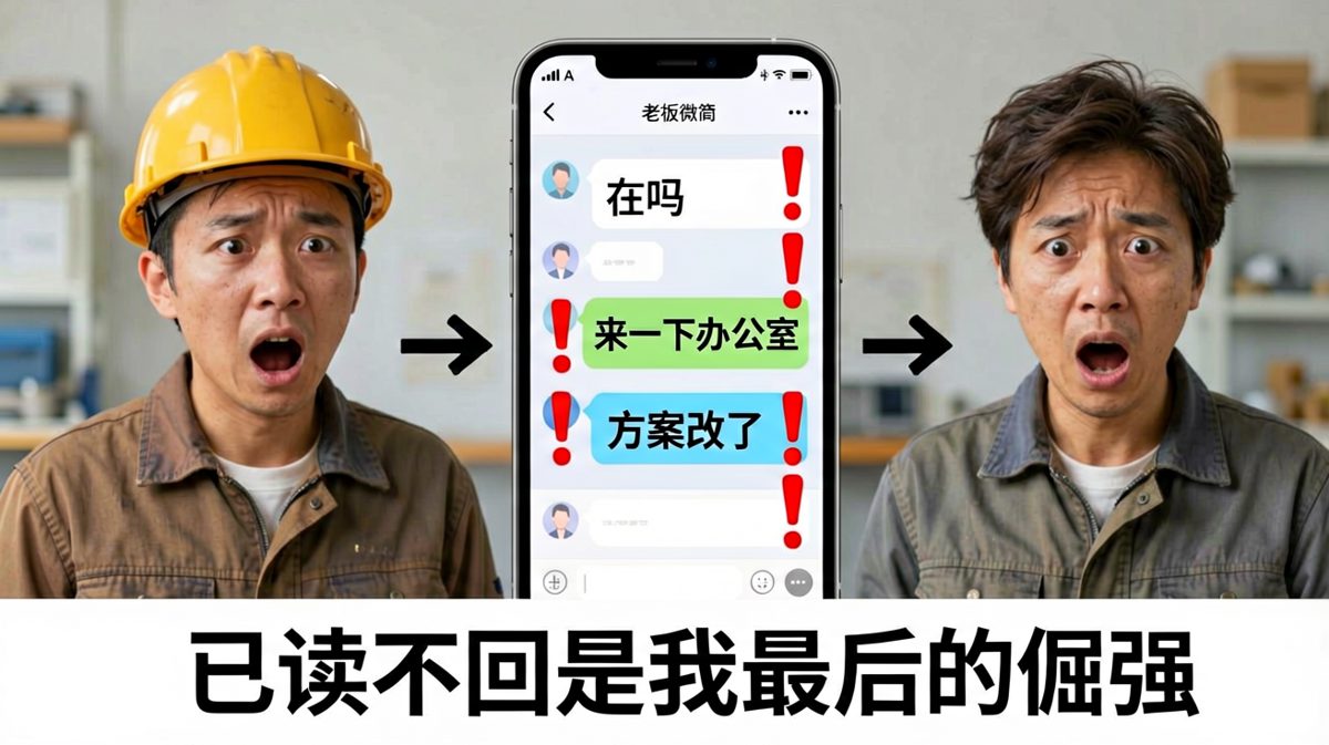 老板的消息：让我沉默的不仅仅是工作本身