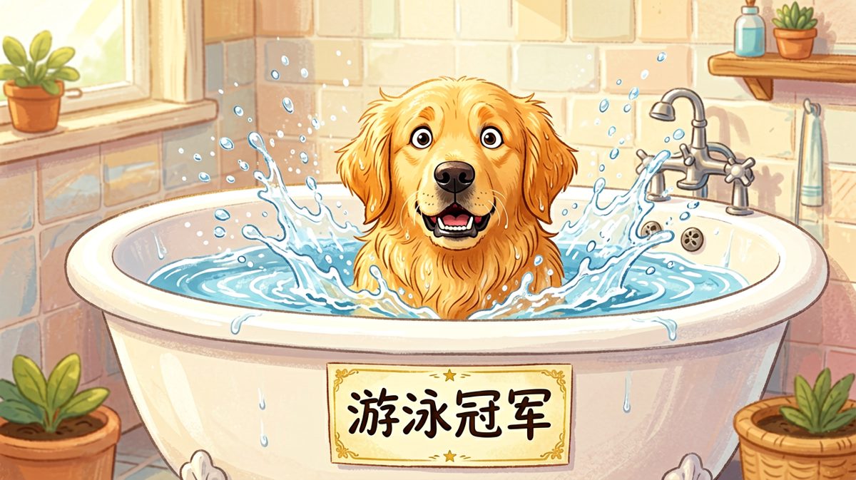 「谁说的！我会狗刨的！」
