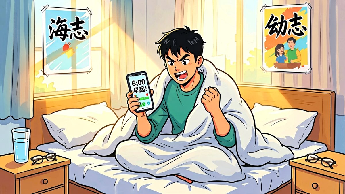 设定目标：今天一定要早起！