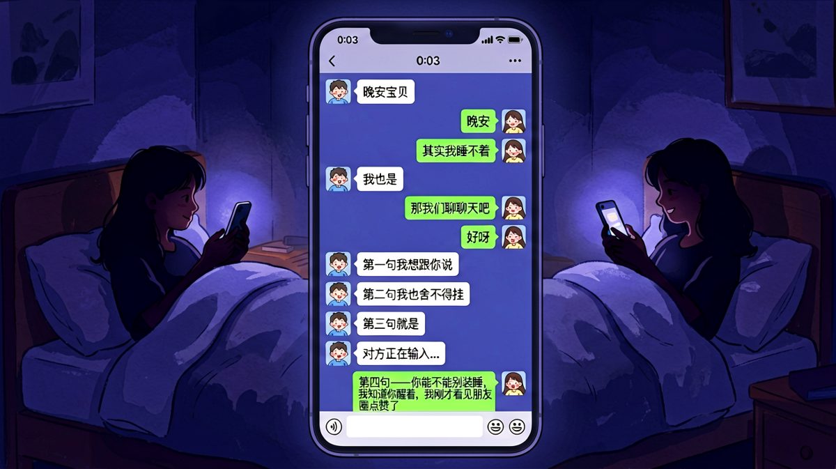 凌晨装睡翻车现场，对方已经看穿一切