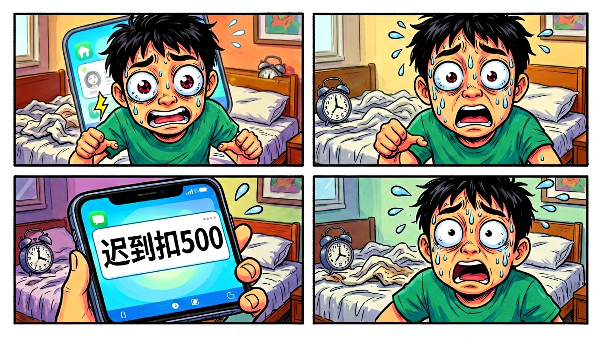看到扣钱通知瞬间魂飞魄散