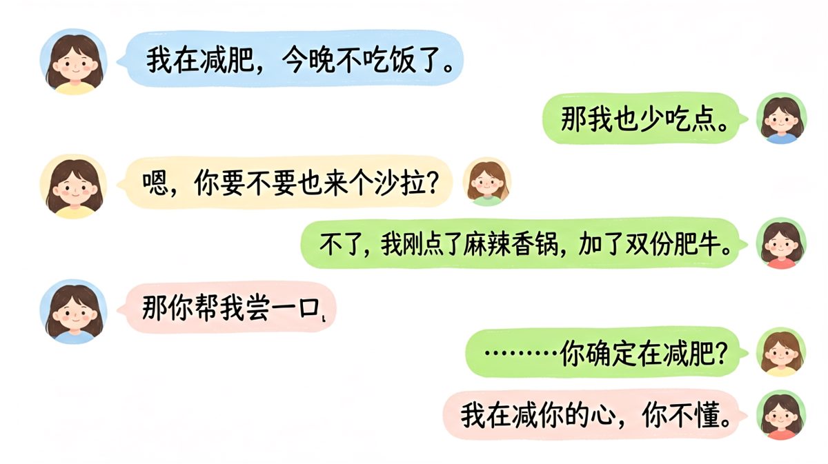 减肥话术翻车现场