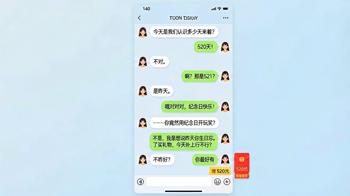 纪念日危机一秒化解