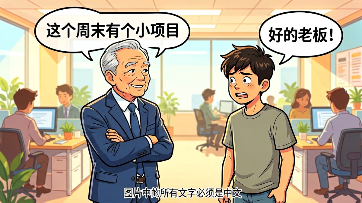 老板号召周末自愿加班，员工爽快答应后老板却露出了意味深长的笑容