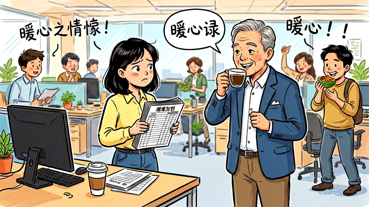 员工：老板，这个月的加班费……老板：公司就是你的家。员工：在家还要我交水电费吗？