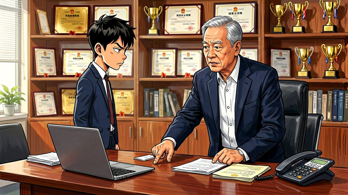 老板：年轻人不要太计较。员工：那您年轻时也不计较对吧？