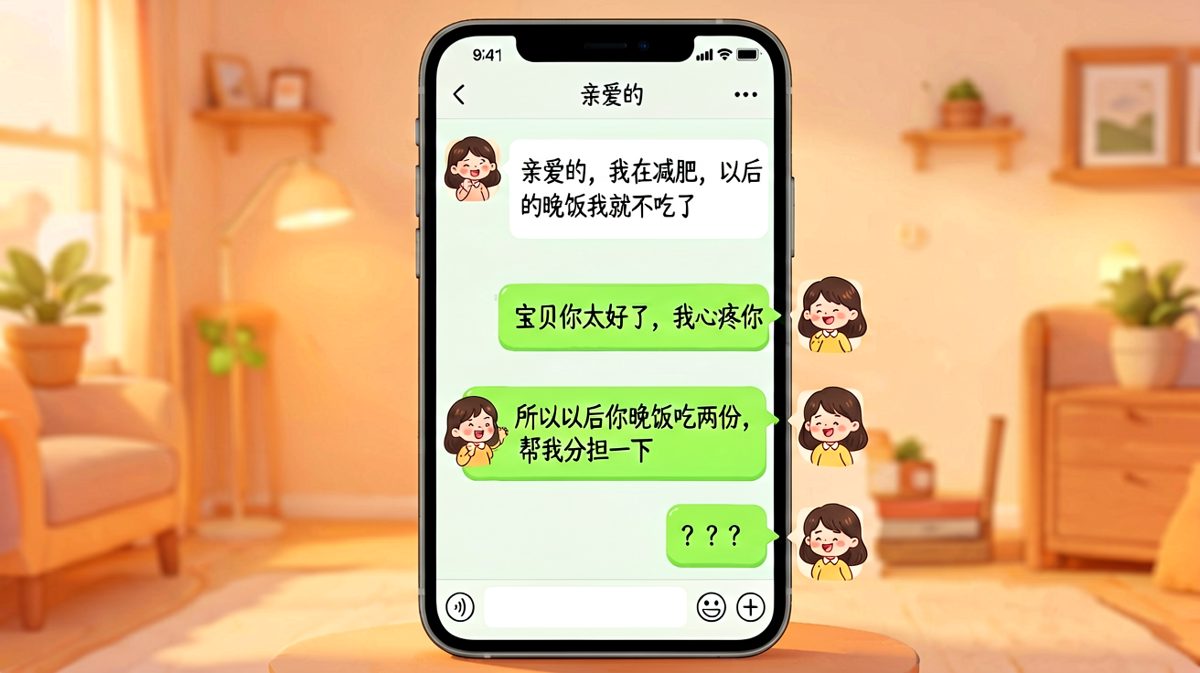 女生减肥后把晚饭转移给男友的神反转