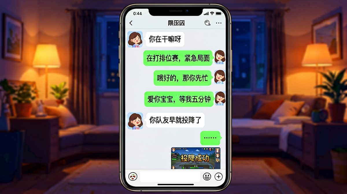 男友用游戏借口敷衍却被当场拆穿