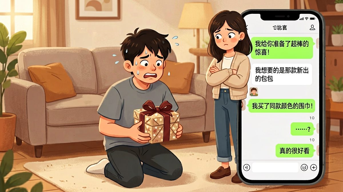 直男送礼翻车现场