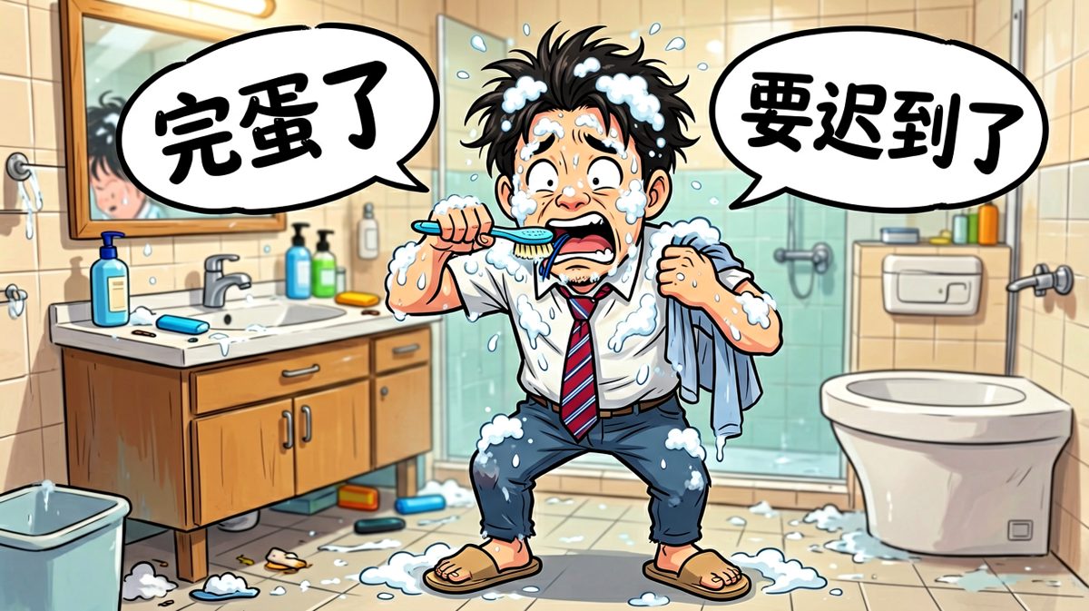 惊醒迟到！极速出门