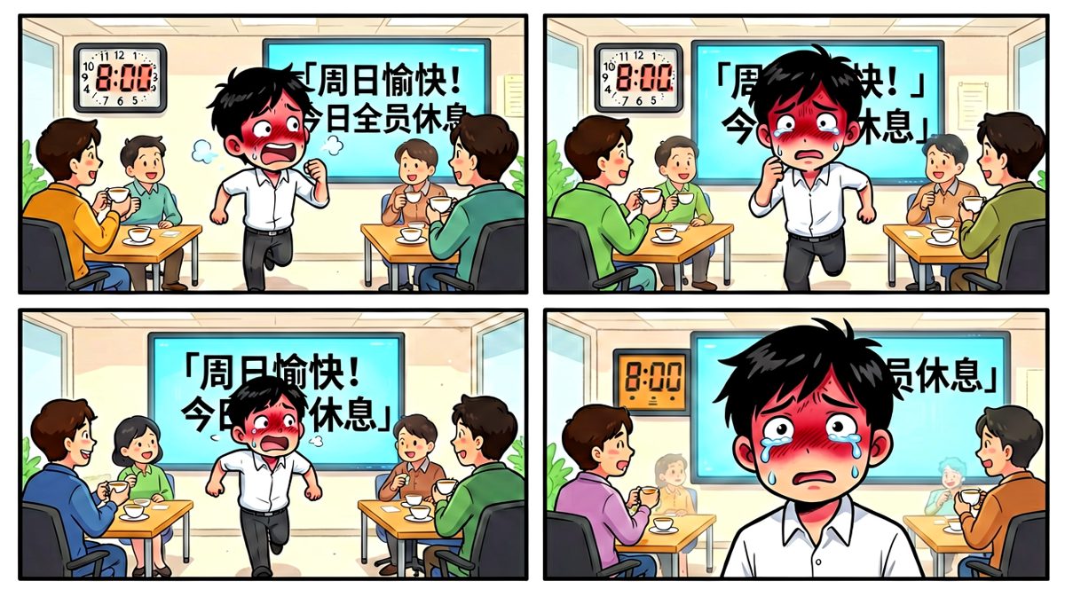 结果……今天是星期天