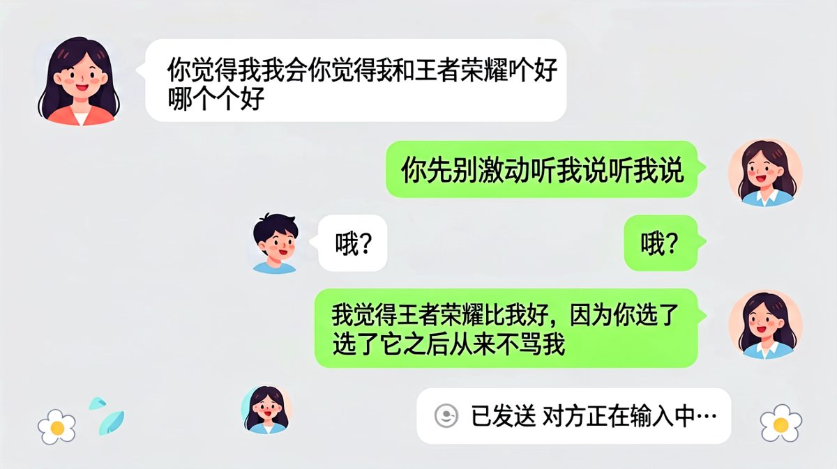 男生求生欲极强，一句话把自己说成了输家