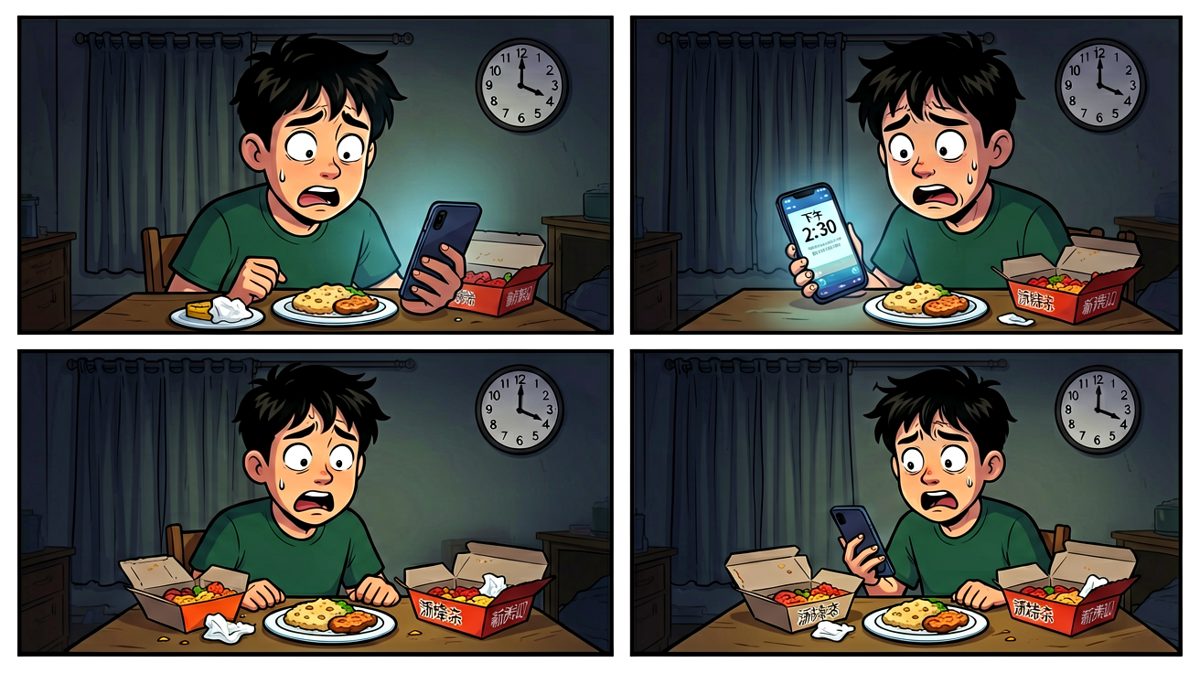 一睁眼发现已经下午两点半了