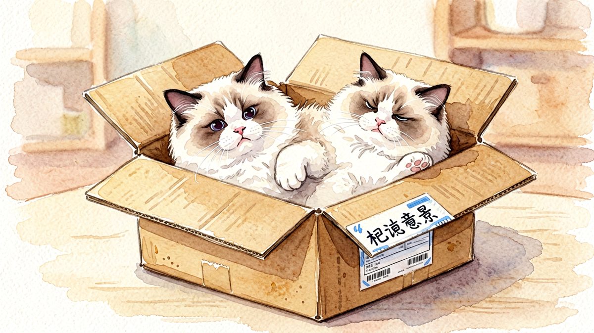 布偶猫：我是猫不是纸！