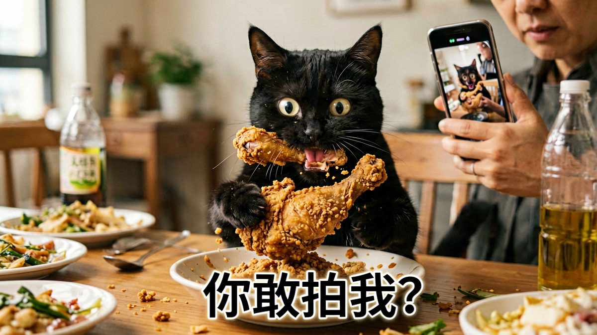黑猫：放下手机！我们可以谈谈！