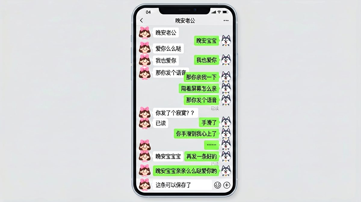 睡前甜蜜攻势，0秒语音翻车后的极限补救