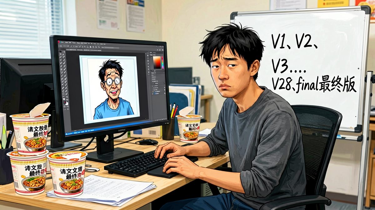甲方说：我想要的那种感觉，你再改二十版