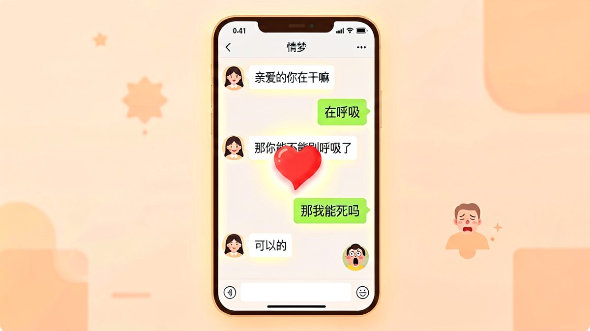 女生要男生别呼吸，男生反问能不能死，反转来自女生的冷淡回复。