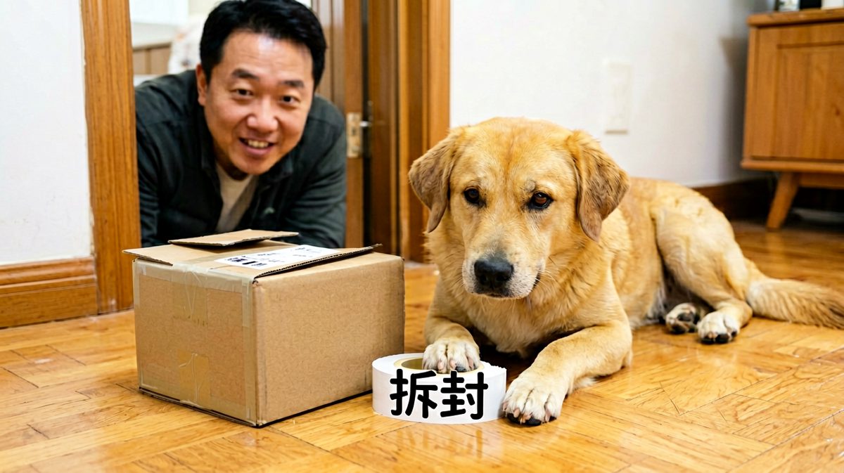 狗：我只是闻了闻这个盒子，怎么就成这样了