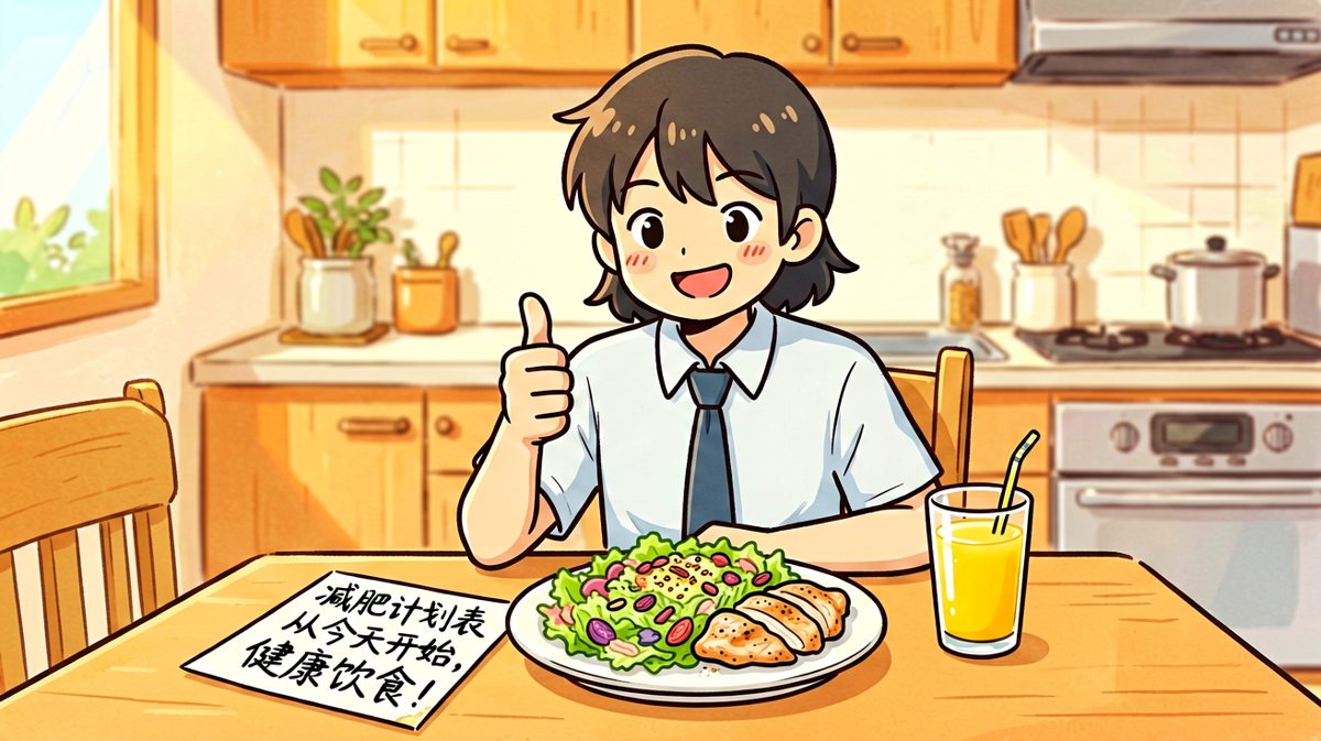 第一天立flag：健康饮食，我能行！