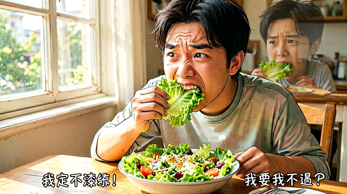 吃沙拉第三天……好像没那么香？