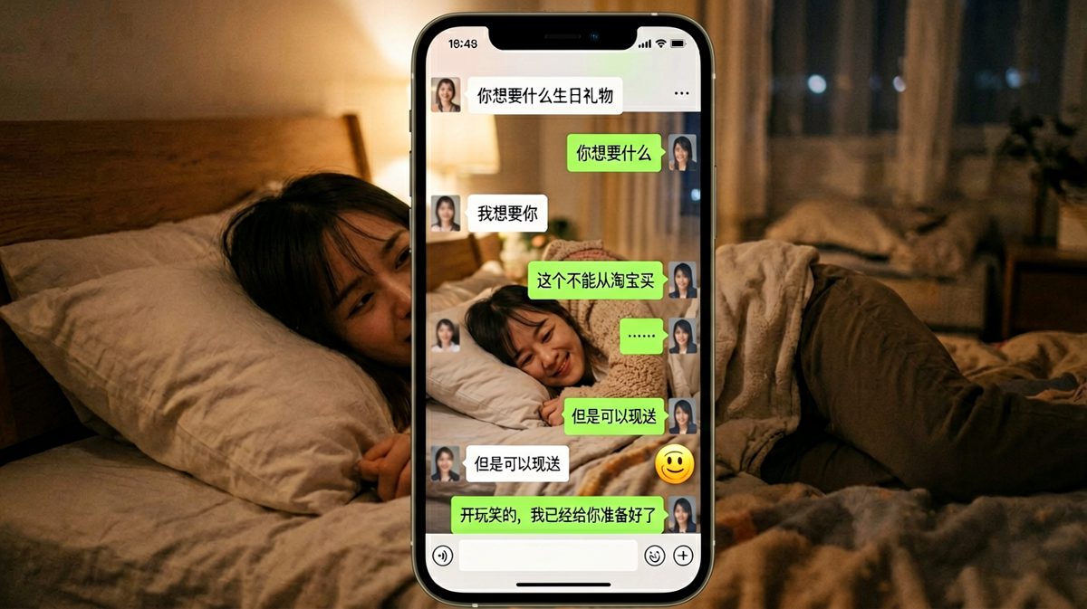 土味情话连环发，但最后还是老实交作业