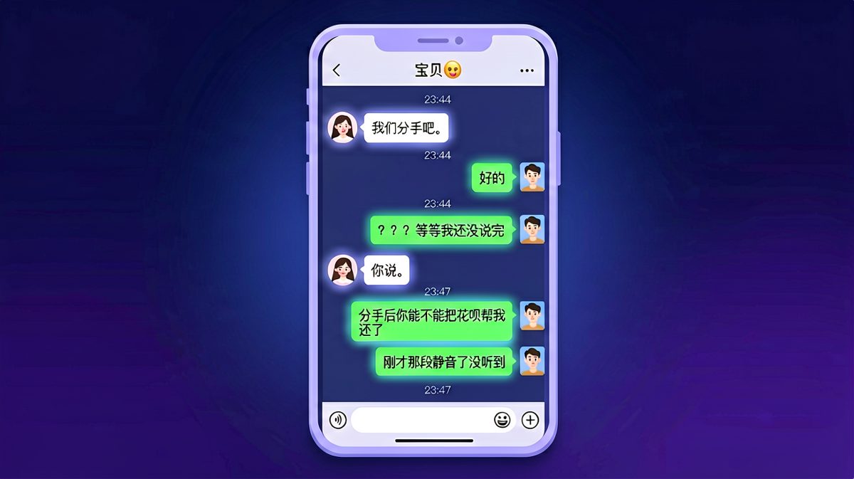 分手大戏开场，反转结局让人喷饭的神对话