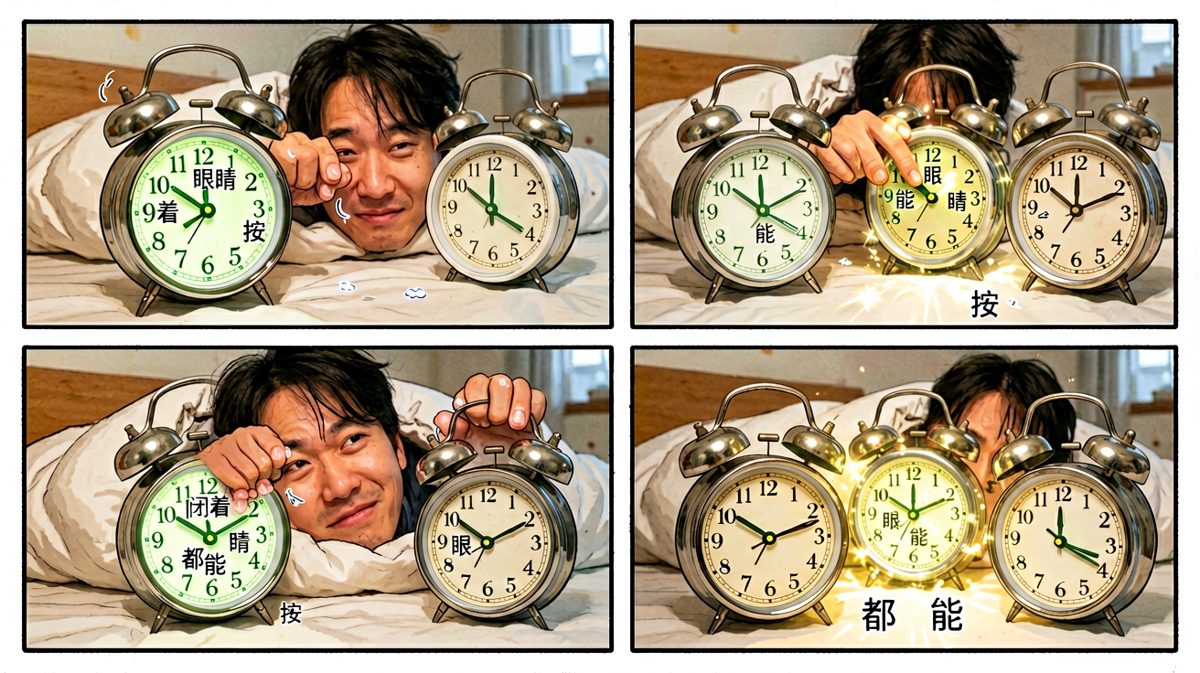 第一个闹钟？早就熟记于心了
