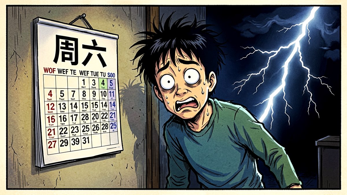 ……等等，今天是周六？