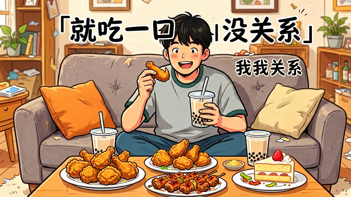 运动太累了，奖励自己一点没毛病