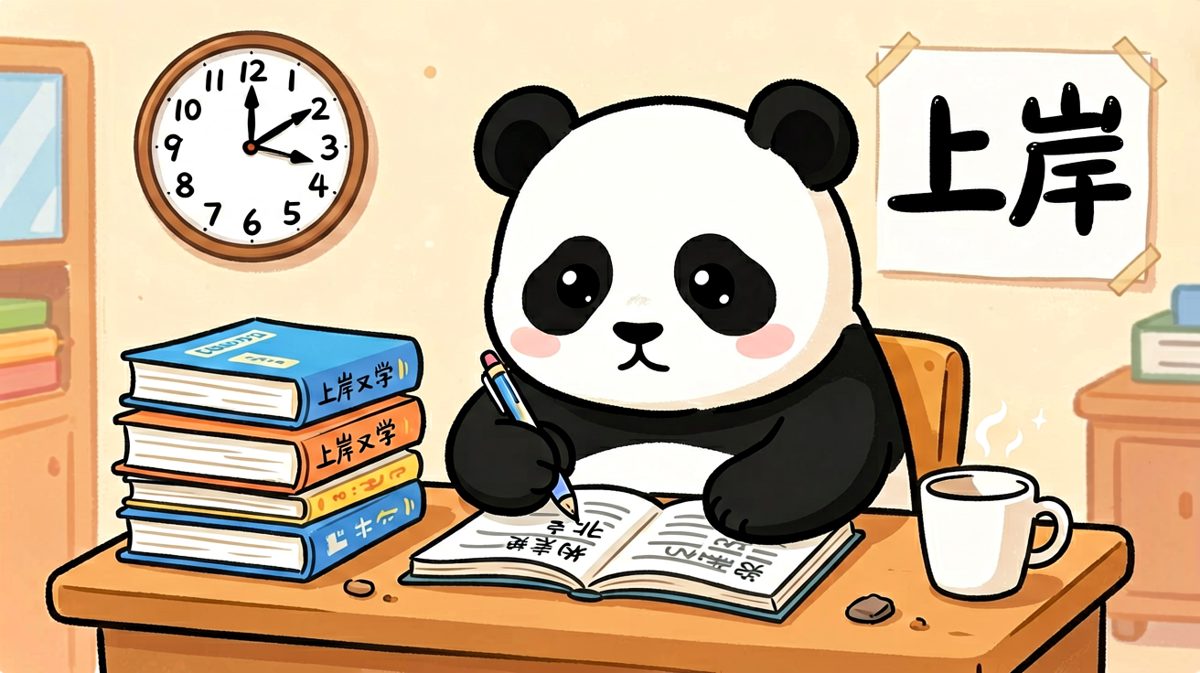 期末考试周的学生精神状态