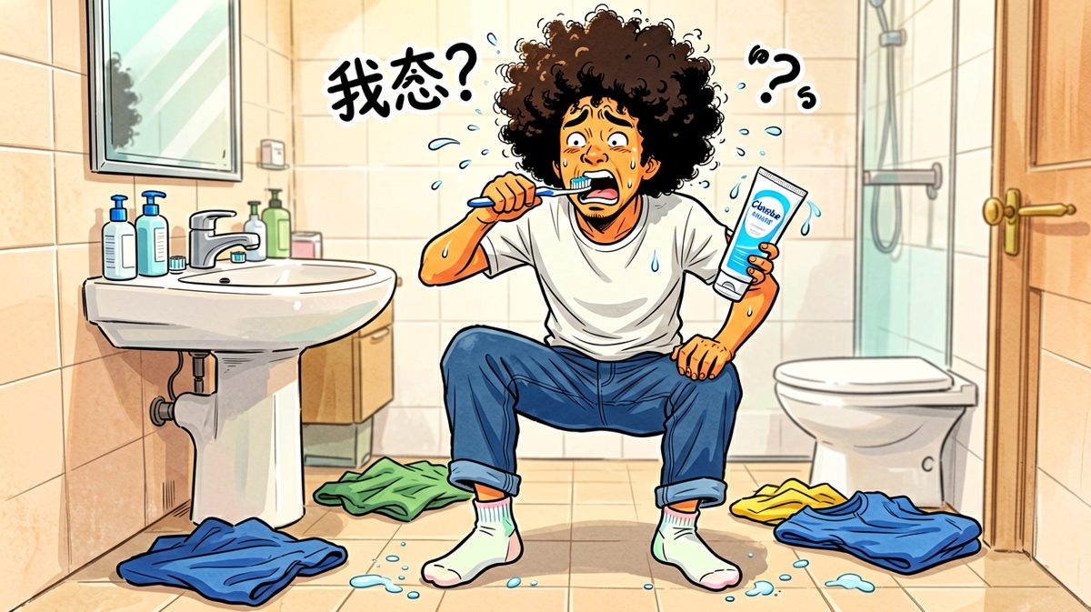 第四格：早高峰的洗漱，生死时速