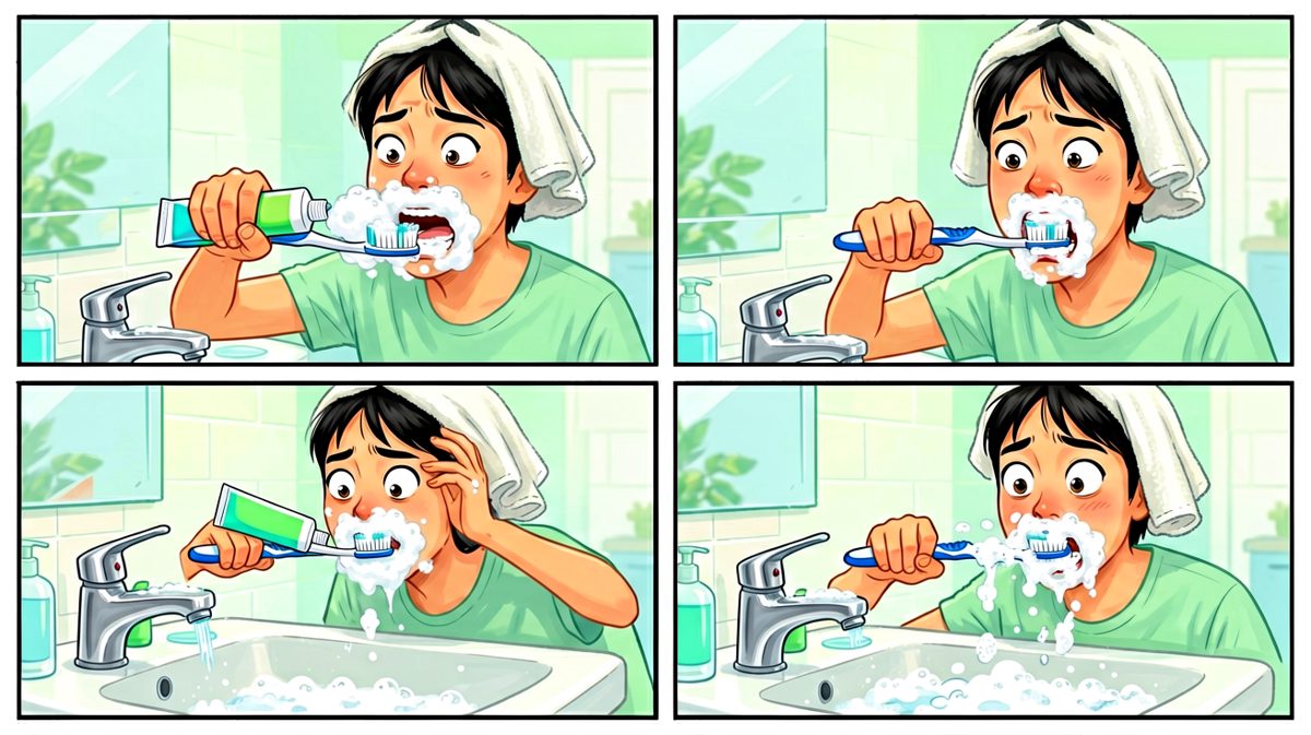 刷个牙也这么艰难吗？