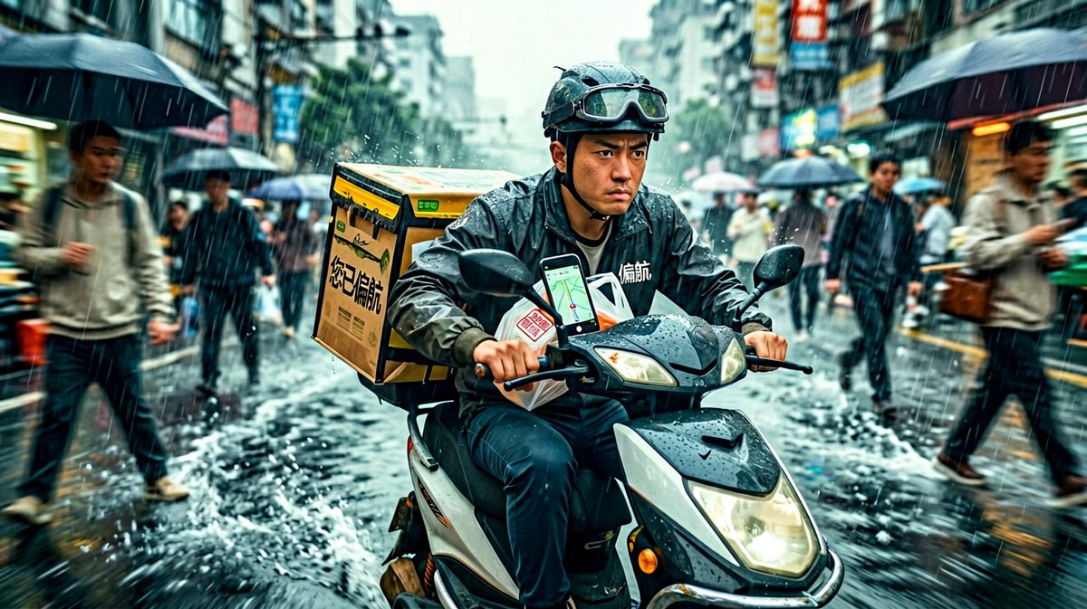 您的外卖正在经历一场生死时速
