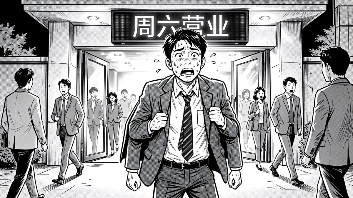 狂奔到公司才发现今天居然是周六