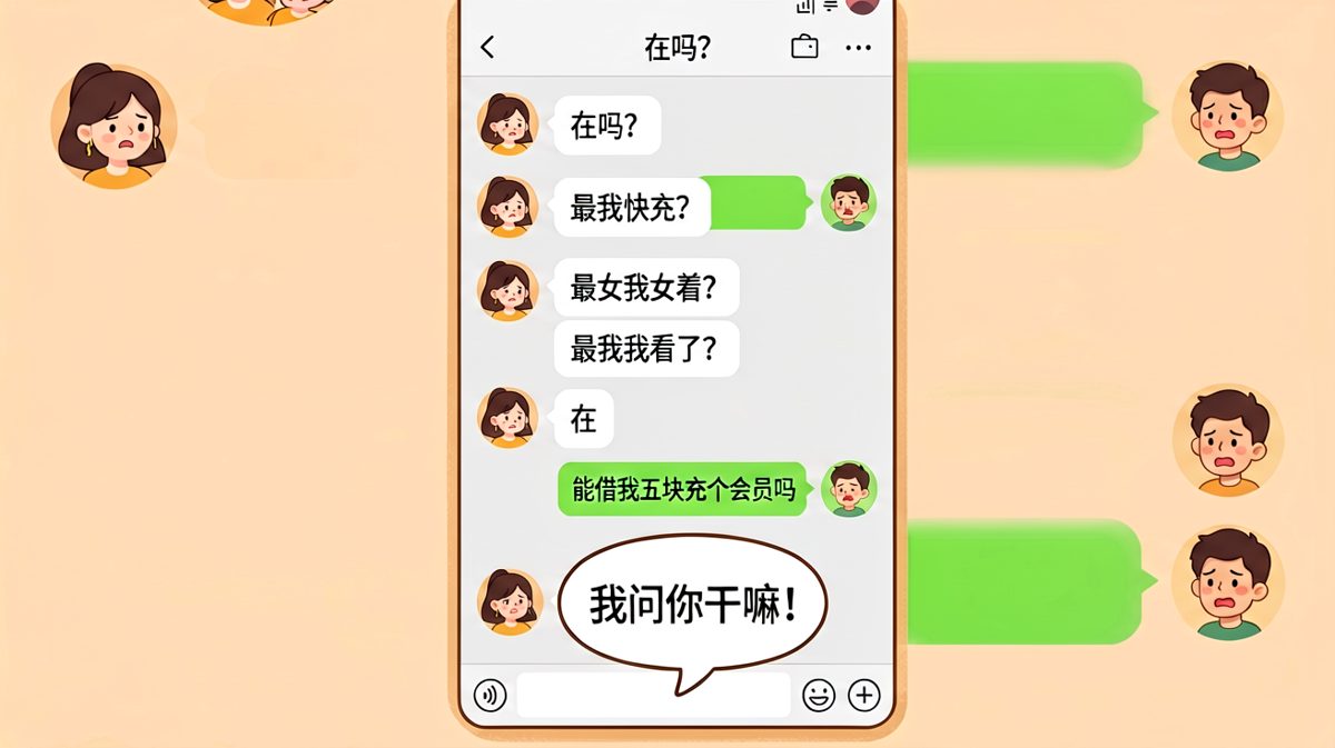 深夜'在吗'的恐惧——男生开口就是借钱。