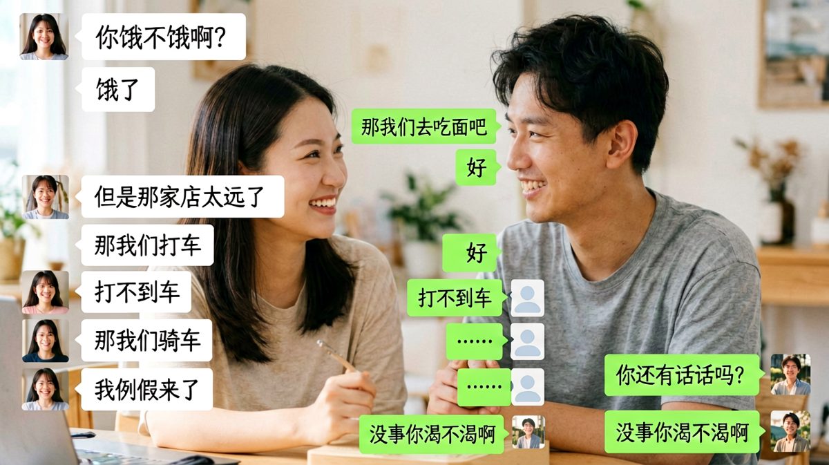 饿了没饿的连环陷阱，男生一步步踩坑还不知死活