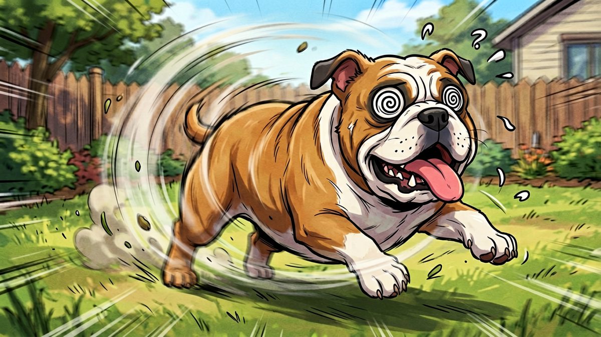 狗狗：今天必须抓住这个叛徒！已经追了三百六十圈了！