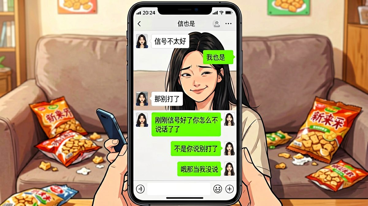 信号不好？不，是她不想理你