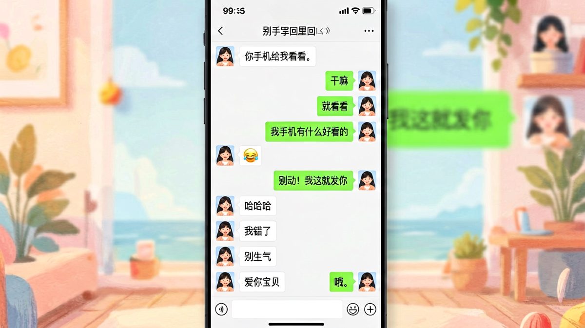 查手机现场：从对抗到秒怂只需一个微笑表情