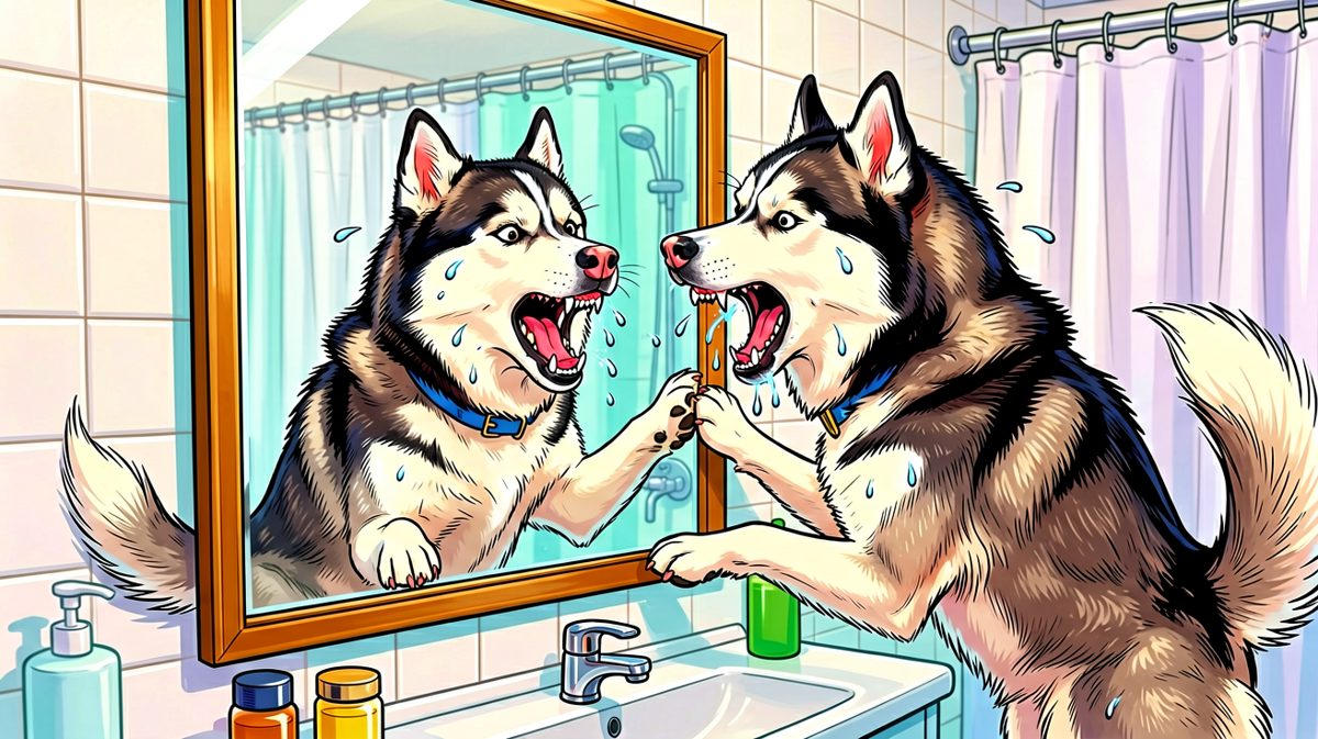 狗狗的世界观——镜子里那只狗是谁？