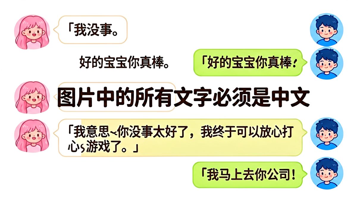 女生说「我没事」，男生的直男回复直接炸出大招，最后反被追杀。