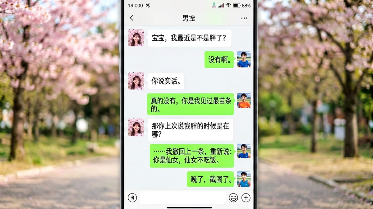 求生欲翻车，男生被截图教育