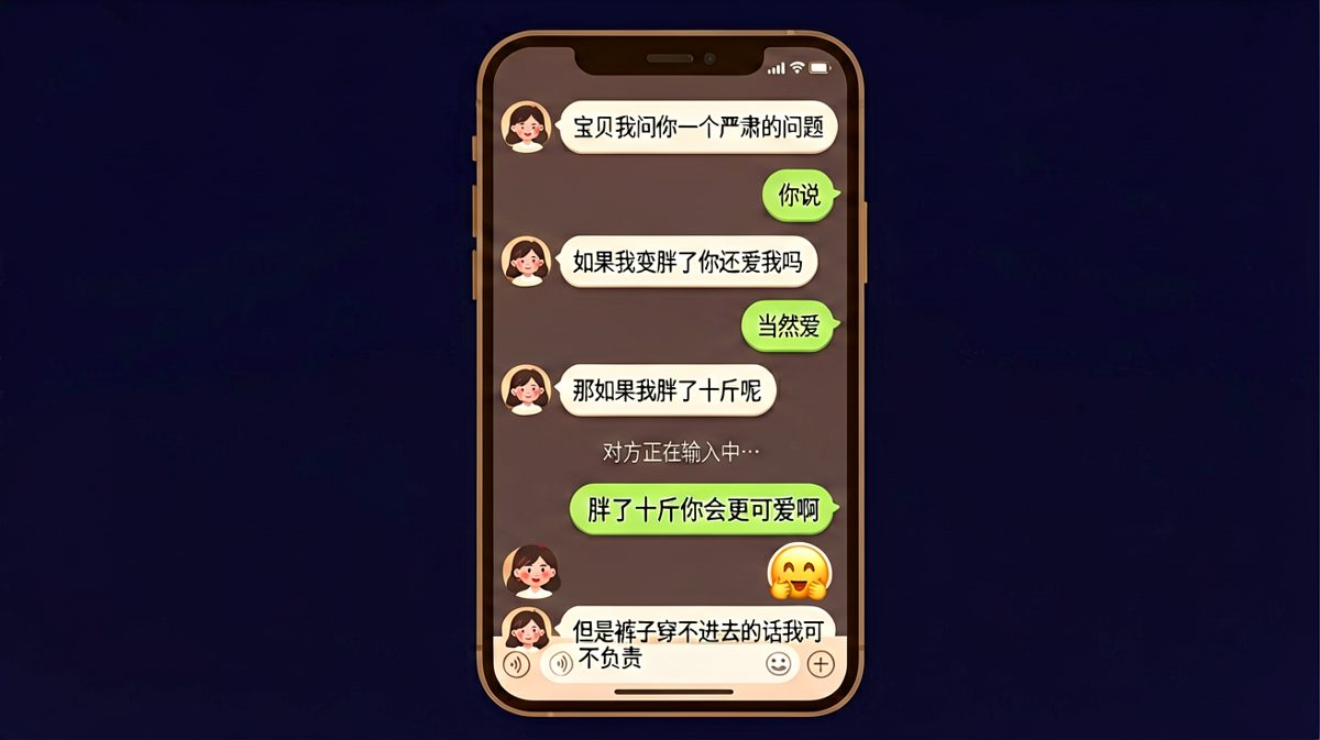甜蜜表白后补刀，裤子穿不进去直接破防。