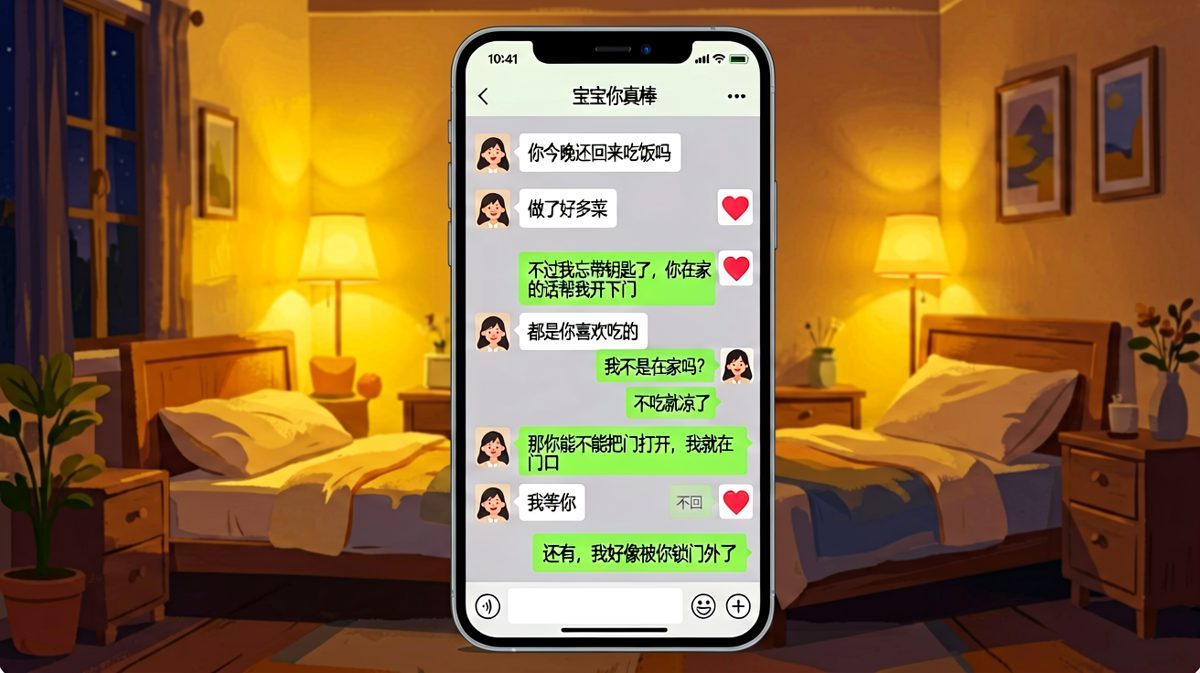  romantic dinner变锁门外，深情全毁在一把钥匙上。